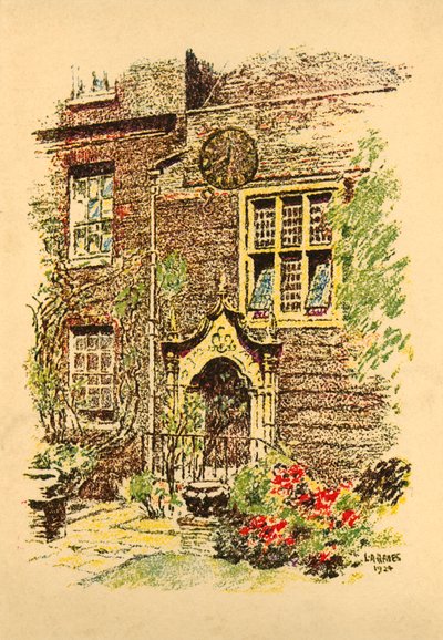 Staple Inn, Londra, 1924 da L. A. Hayes