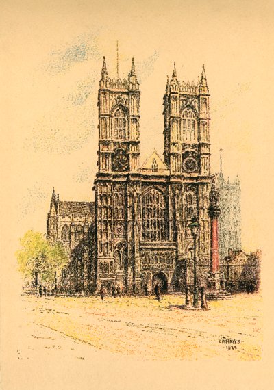 Abbazia di Westminster da L. A. Hayes