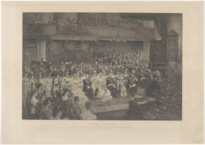 Solenne Benedizione del matrimonio della Regina Guglielmina dei Paesi Bassi e del duca Enrico di Meclemburgo a L