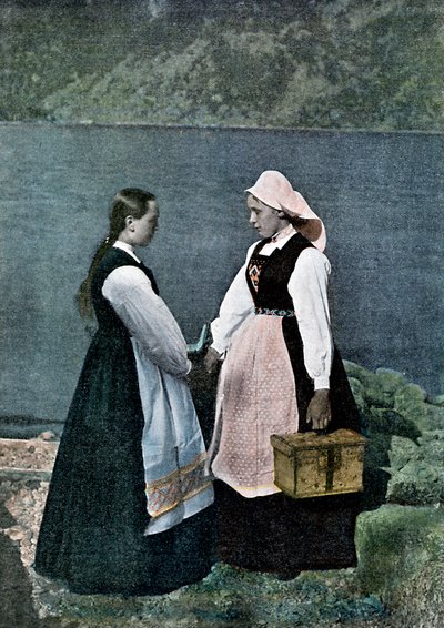 Postina, Sognafjorden, Norvegia, c. 1890 da L Boulanger