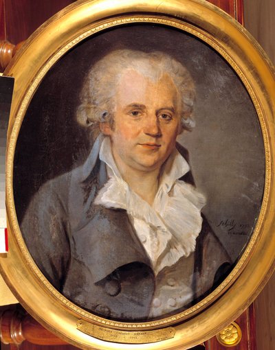Ritratto di Georges Jacques Danton, avvocato convenzionale (1759-1794) da L. L. Schilly