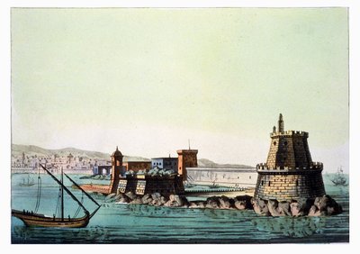 Il porto e il molo di Algeri, tavola 69 da 