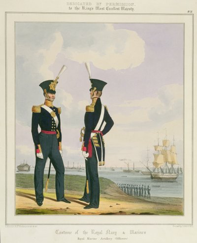 Ufficiali della Royal Marine Artillery, tavola 8 da 