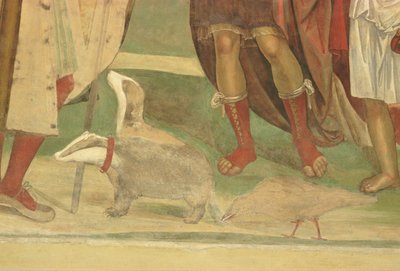 La vita di San Benedetto (dettaglio) da L. and Sodoma, G. Signorelli