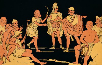 Il pentimento di Neottolemo, 1880 da Lachmann
