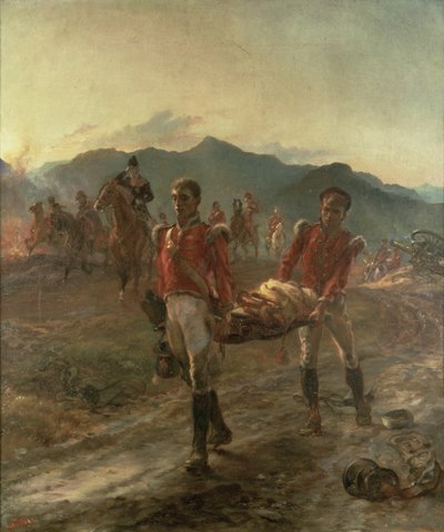 La mattina dopo la battaglia di Talavera (1809) da Lady Butler