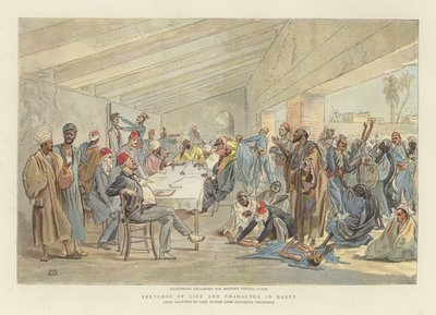Registrazione dei fellahin per il servizio militare da Lady Butler
