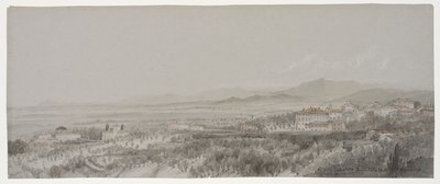 Veduta della Villa Pescatore dalla Villa Muti, Piombino da Lady Elizabeth Susan Percy