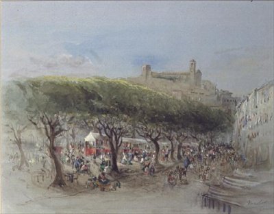 Il mercato, Cannes da Lady Honoria Cadogan