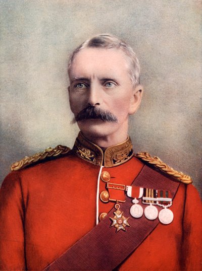 Maggior Generale Sir ERP Woodgate, soldato britannico, c1900-1902 da Lafayette
