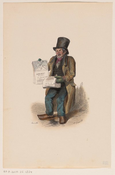 Venditore di giornali da Laireille
