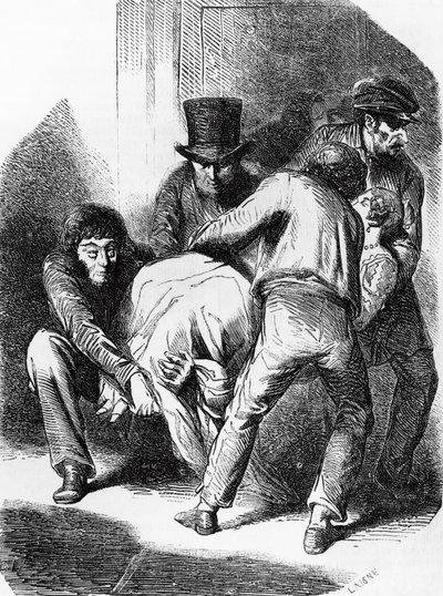 Illustrazione per La Duchessa di Langeais, romanzo di Honoré de Balzac dalla collezione intitolata Commedia Umana, incisione di Laisne da Laisne Laisne