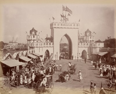 Porta della città, Hyderabad da Lala Deen Dayal