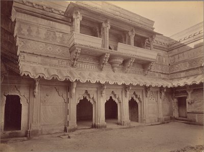 Interno del Man Mandir, Gwalior da Lala Deen Dayal