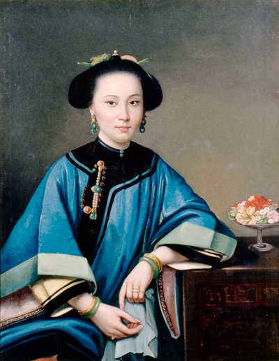La quarta concubina di Hexing (Wo Hing) di Hong Kong da Lam Qua (attr. to)