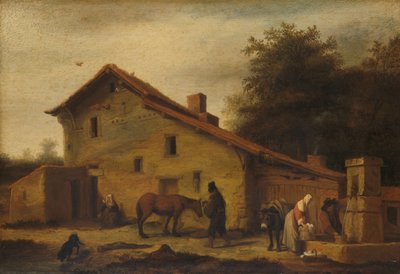 Una locanda nei dintorni di Nantes da Lambert Doomer