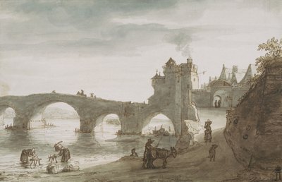 Ponte sulla Loira ad Amboise da Lambert Harmensz Doomer