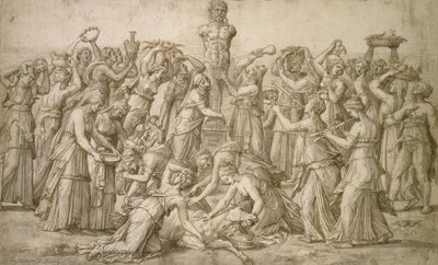 Sacrificio a Priapo, 1540 da Lambert Lombard