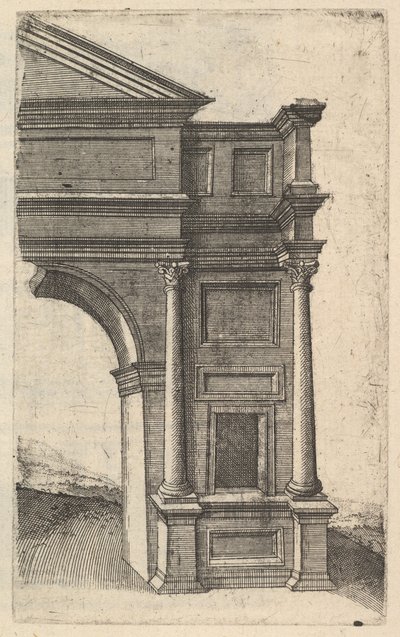 Metà di un arco [Porta Antonae] dalla serie 
