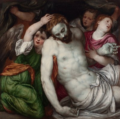 Pietà e angeli da Lambert Sustris