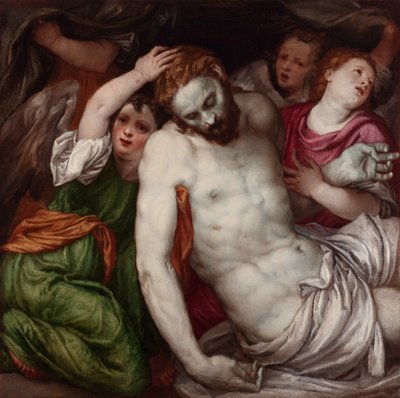 Pietà con angeli da Lambert Sustris