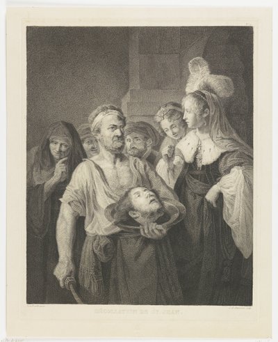 Salomè riceve la testa di Giovanni Battista da Lambertus Antonius Claessens