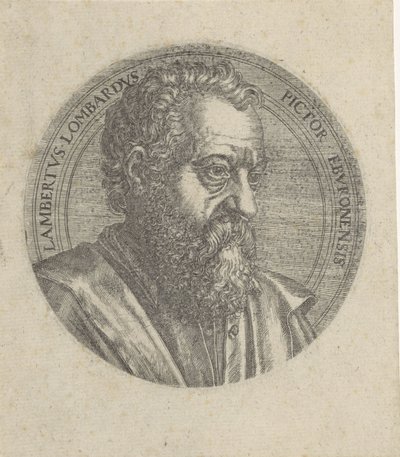Ritratto di Lambert Lombard da Lambertus Suavius