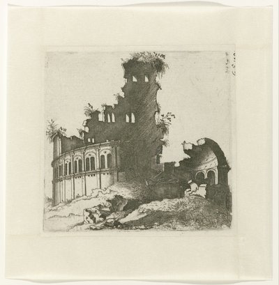 Rovina rotonda (Disegni di varie rovine utili per pittori e altri artisti) da Lambertus Suavius
