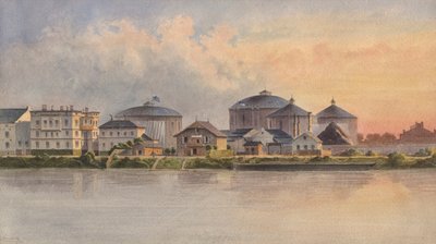 La riva di Erdberg a Vienna da Lambotte