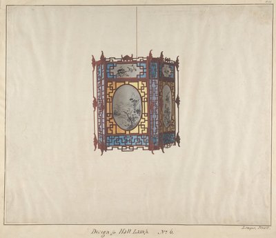 Progetto per una lampada da sala n.6 da Lamqua