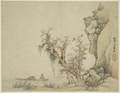 Paesaggio nello stile dei maestri antichi: Songxuezhai Lan Ying da Lan Ying