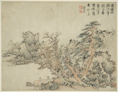 Paesaggio nello Stile dei Maestri Antichi: dopo Wang Meng (c. 1308-1385) da Lan Ying