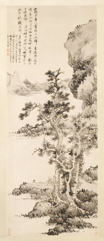 Conversazione Pura di Zhi e Xu, 1643 da Lan Ying