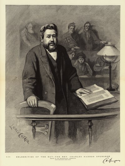 Celebrità del giorno, il reverendo Charles Haddon Spurgeon da Lance Calkin