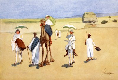 Intorno alle Piramidi, 1908 da Lance Thackeray