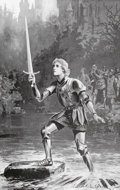 Galahad sollevò la spada con facilità da Lancelot Speed