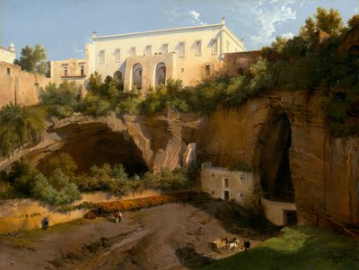 Veduta di una villa, Pizzofalcone, Napoli da Lancelot Théodore Turpin de Crissé de Crissé