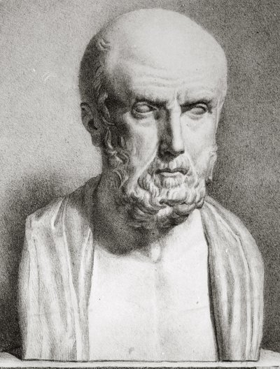 Ritratto di Ippocrate (dettaglio) da Langlume