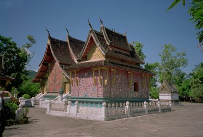 Main sim, o pagoda, 1560 da School Laotian