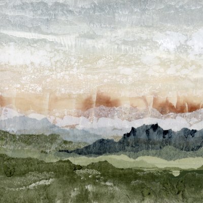 Astratto di montagne a strati da Lara Eckerman