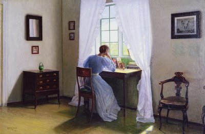 Donna davanti alla finestra da Lars Jorde