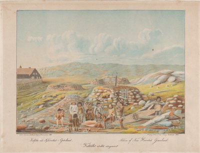 Nativi di New Herrnhut, Groenlandia da Lars Møller