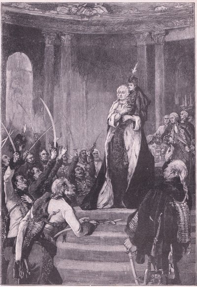 Maria Teresa e il Parlamento ungherese da Laslett John Pott