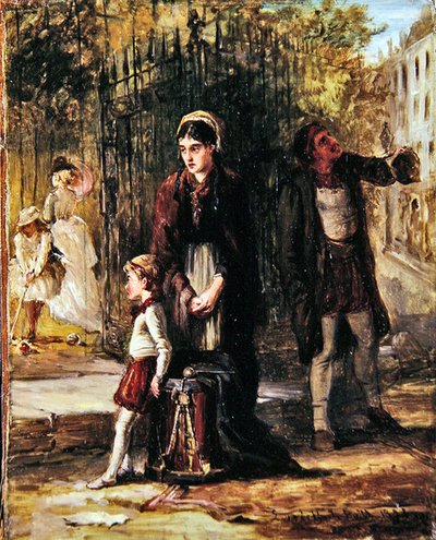 Giocatori - schizzo per un dipinto da Laslett John Pott