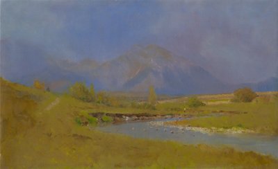 Paesaggio Podtatranská dopo la pioggia primaverile da Laszlo Mednyanszky