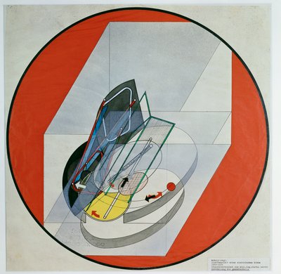 Puntello luminoso di un palcoscenico elettrico da Laszlo Moholy-Nagy