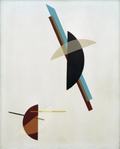 Su fondo bianco da Laszlo Moholy Nagy