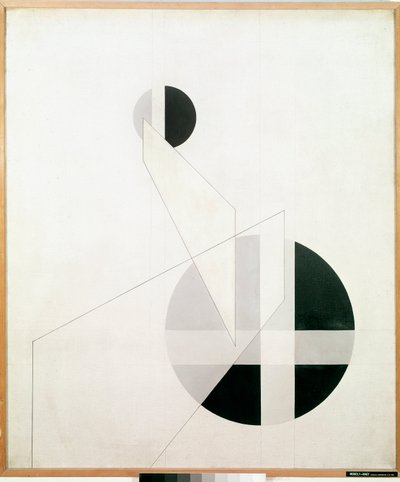 Composizione A XX Dipinto di Laszlo Moholy-Nagy da Laszlo Moholy Nagy