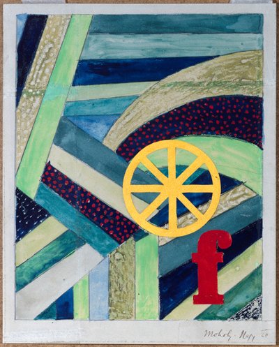 F in Feld, 1920 da Laszlo Moholy Nagy
