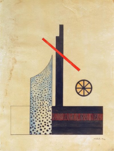Composizione con ruota da Laszlo Moholy Nagy
